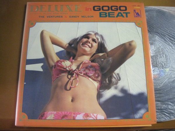 The Ventures And Sandy Nelson - Deluxe In Gogo Beat/洋楽/サーフロック/LKB-003/国内盤LPレコード_画像1