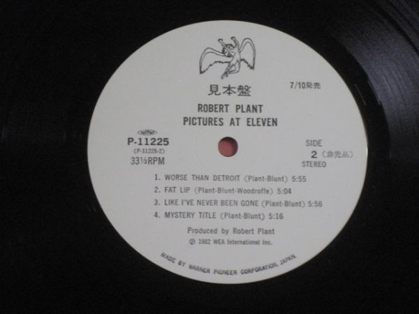 Robert Plant - Pictures At Eleven /Led Zeppelin/ロバート・プラント/洋楽/クラシックロック/P-11225/帯付/国内盤LPレコード_画像7
