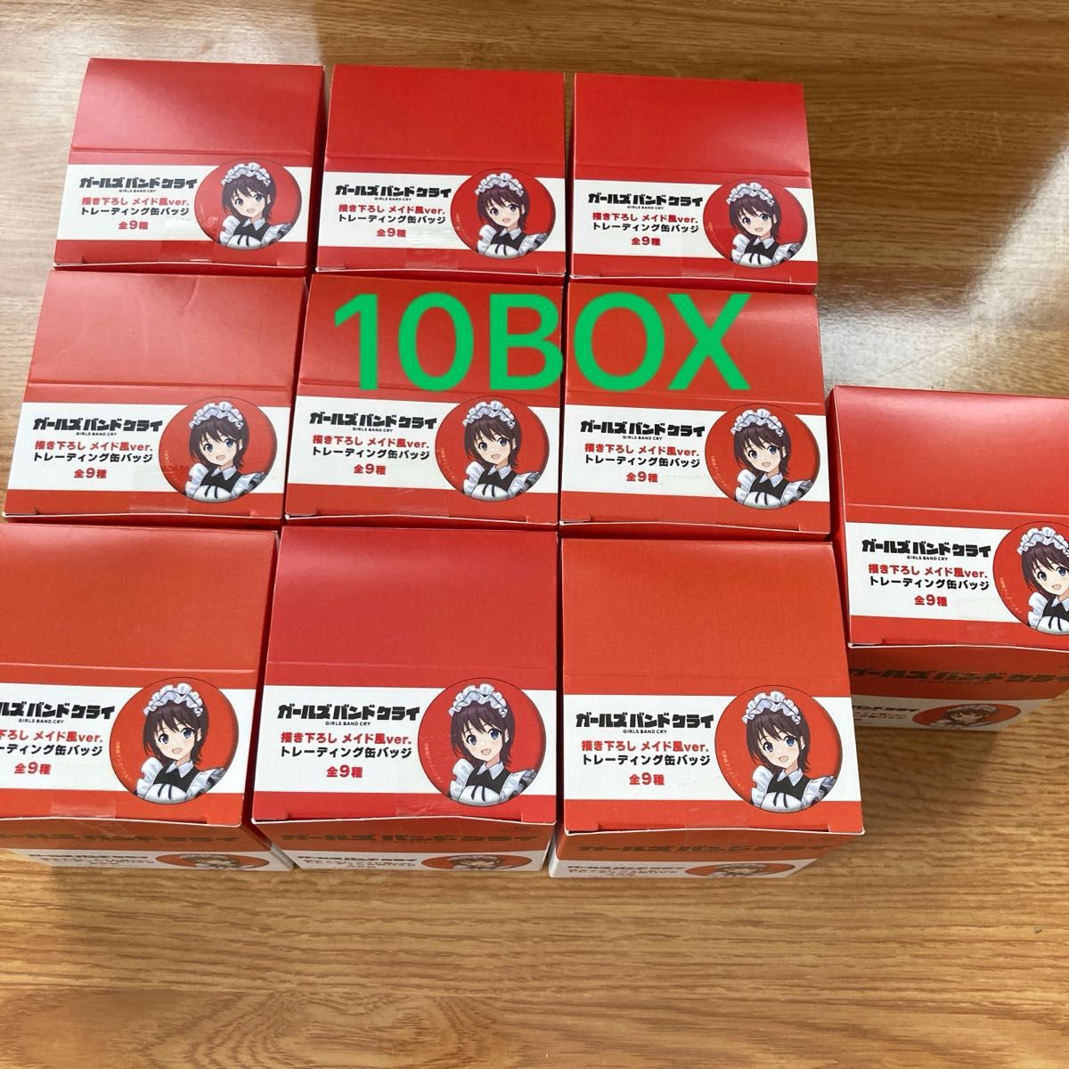ガールズバンドクライ 缶バッジ メイドver 10box 未開封