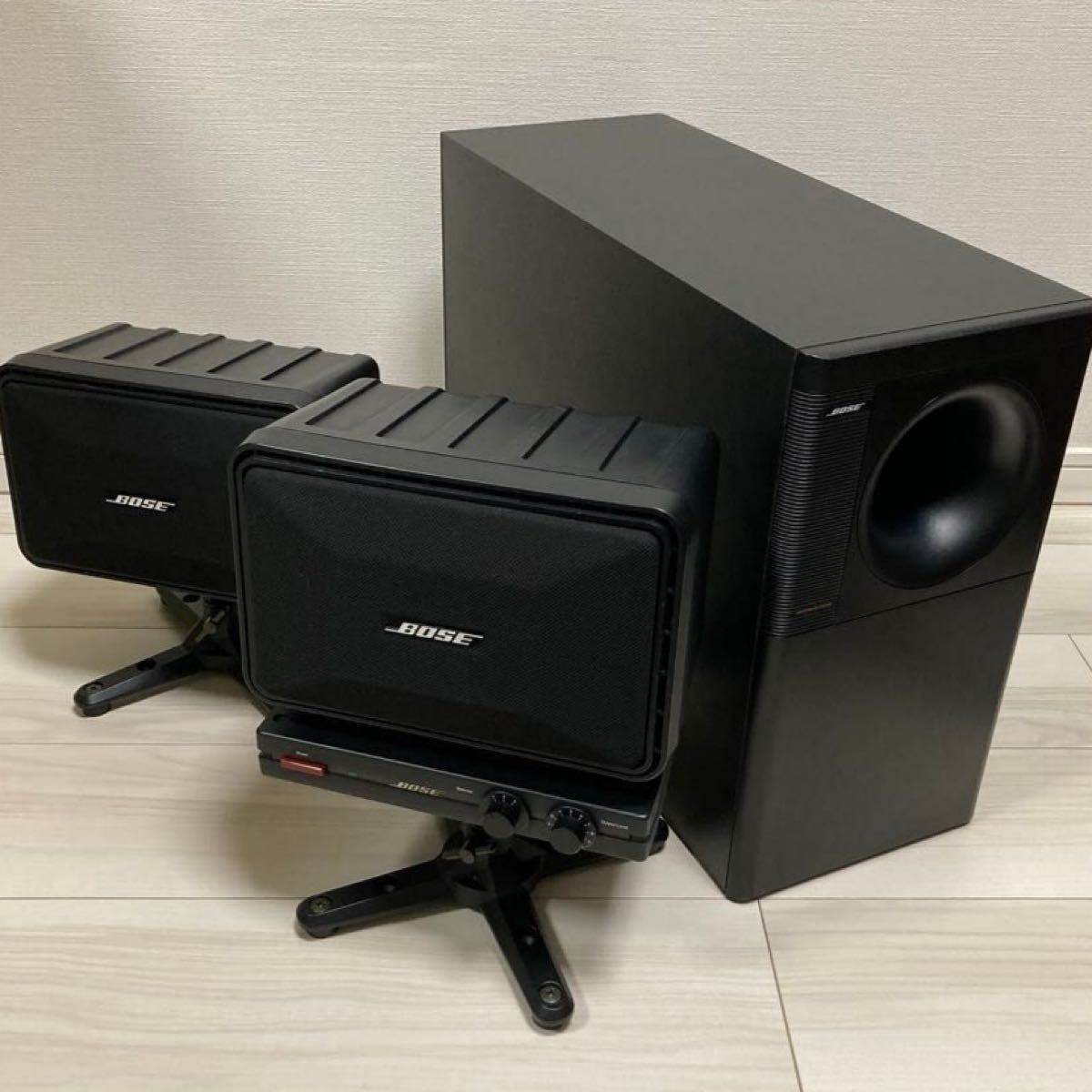 BOSE スタンド付スピーカー アンプ ウーファー セット|Yahoo BOSE スタンド付スピーカー アンプ ウーファー セット|Yahoo