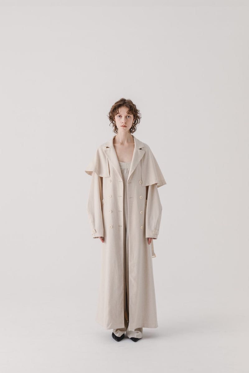 新品タグ付】Eaphi エフィー ASYMMETRY CAPE TRENCH COAT 新品タグ付】Eaphi エフィー ASYMMETRY CAPE TRENCH COAT