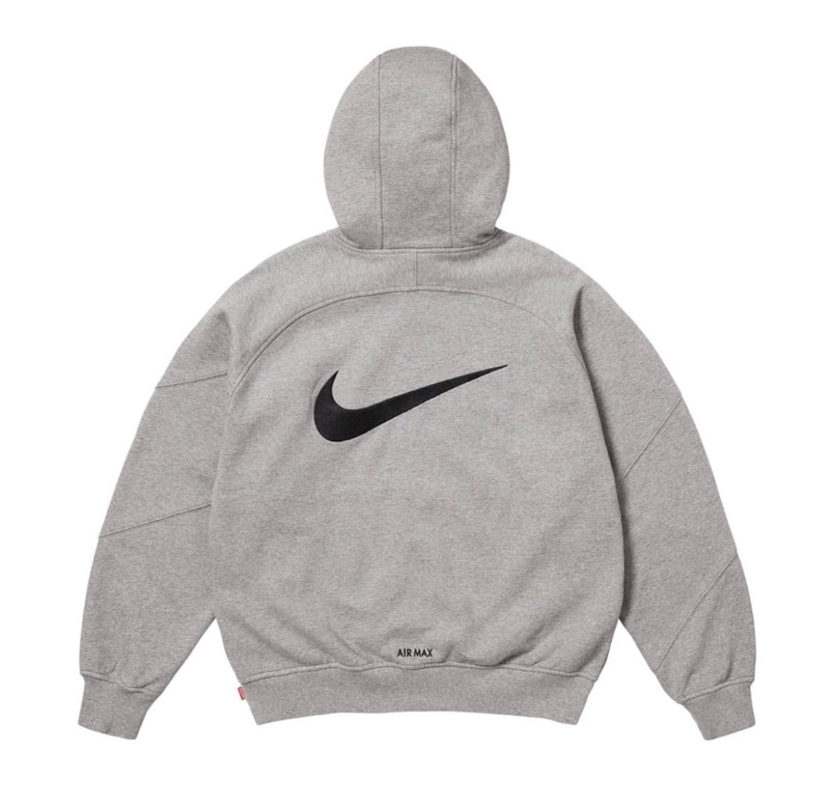 Supreme x Nike Zip Up Hooded Sweatshirt Heather Grey Lサイズ Supreme x Nike Zip Up Hooded Sweatshirt Heather Grey Lサイズ