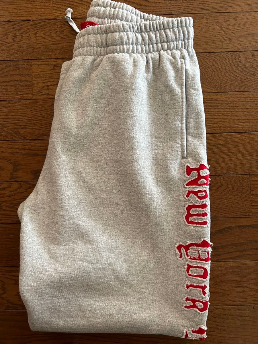 Supreme Contrast Cutout Sweatpant Gray S コントラスト カット Supreme Contrast Cutout Sweatpant Gray S コントラスト カット