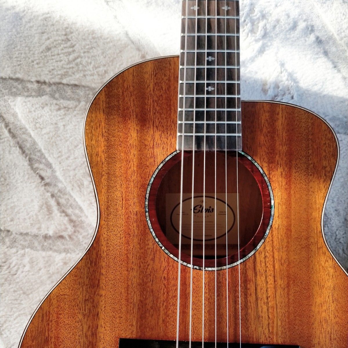 (激レア)Elvis Master mini 20 マホガニー単板トップ トラベルギター