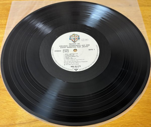 *FRANCIS LAI /BILITISbilitis(77 год произведение /Bande Originale Du Film/OST) *. запись LP/Cream Label/ прекрасный товар [WARNER BROS. WB 56 412]77 год продажа 