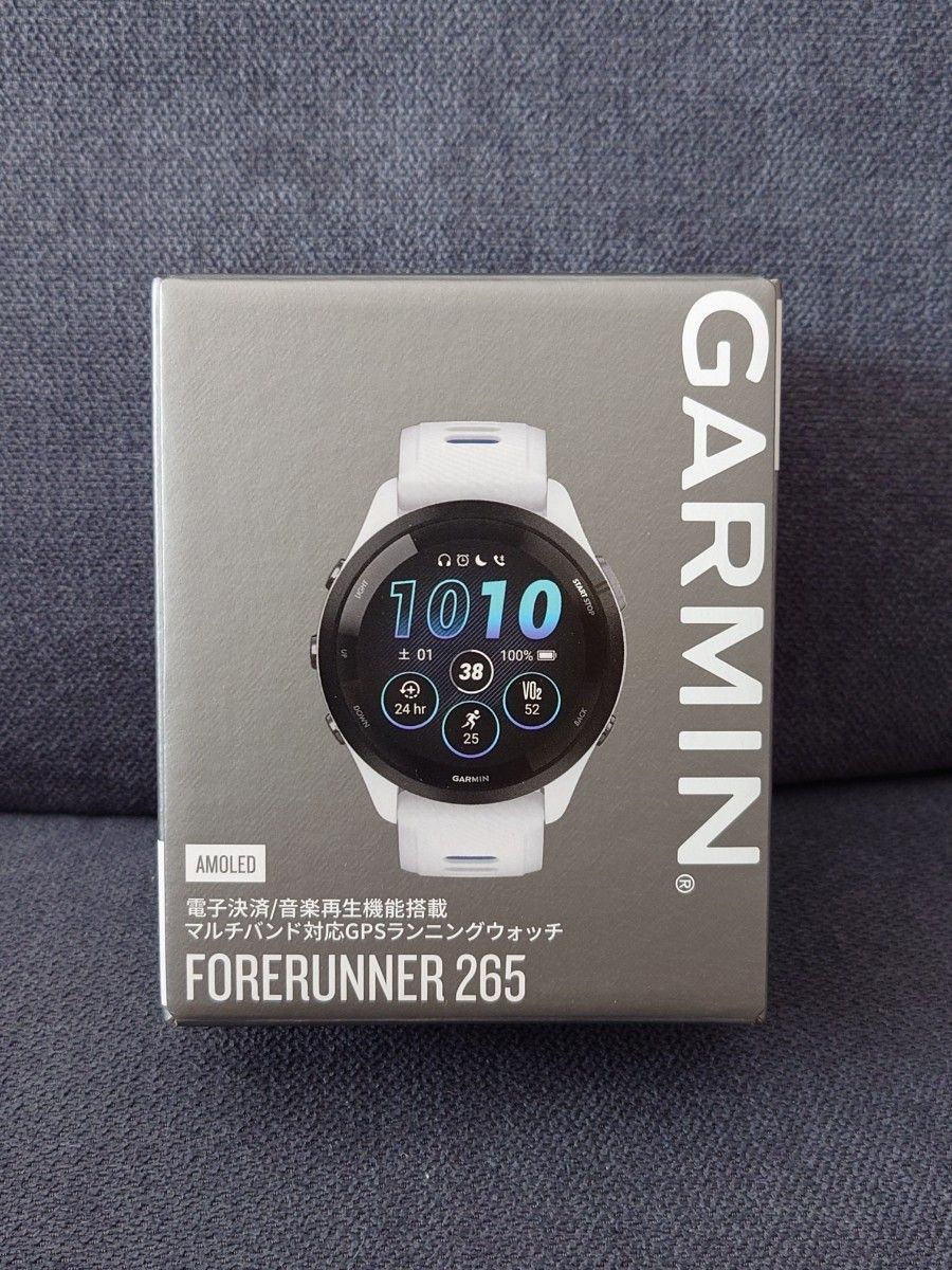 GARMIN FORERUNNER 265 WHITE ガーミン 265