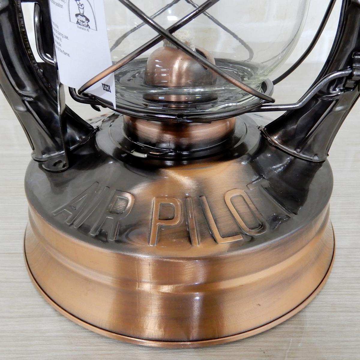 替芯2本付【送料無料】新品 Dietz #8 Air Pilot Oil Lantern - Bronze 【日本未発売】 ◇デイツ No.8 ブロンズ 青銅 ハリケーンランタン 銅