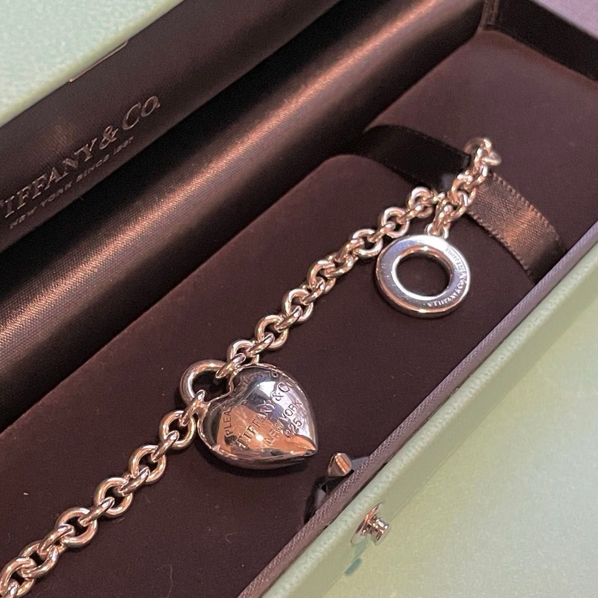 保証書付き/極美品】Tiffany ティファニー フルハート トグル 保証書付き/極美品】Tiffany ティファニー フルハート トグル