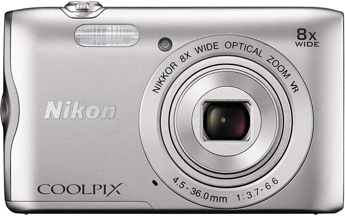 中古 美品 Nikon COOLPIX A300 シルバー ニコン 美品 コンデジ デジカメ 人気 おすすめ ニコン