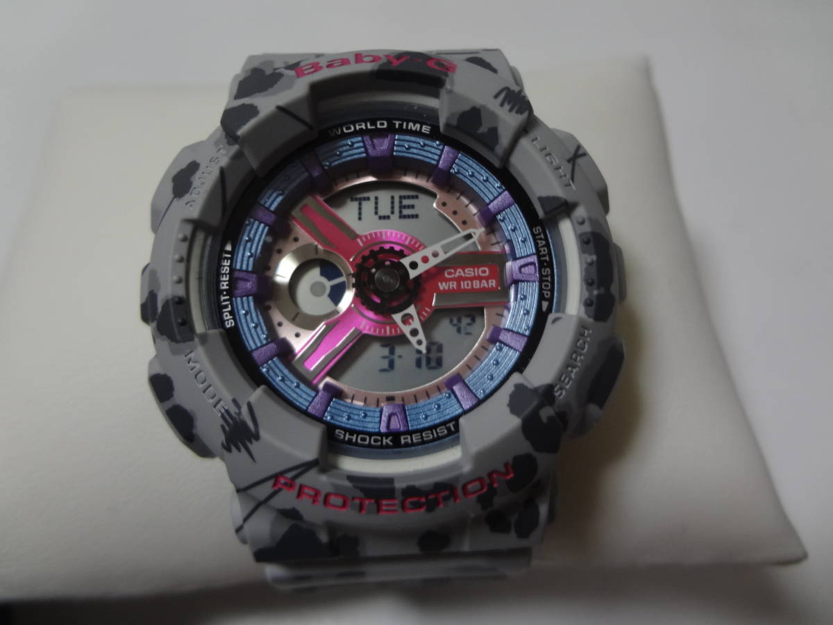 カシオ ベビーG フラワーレオパードシリーズ レディース 腕時計