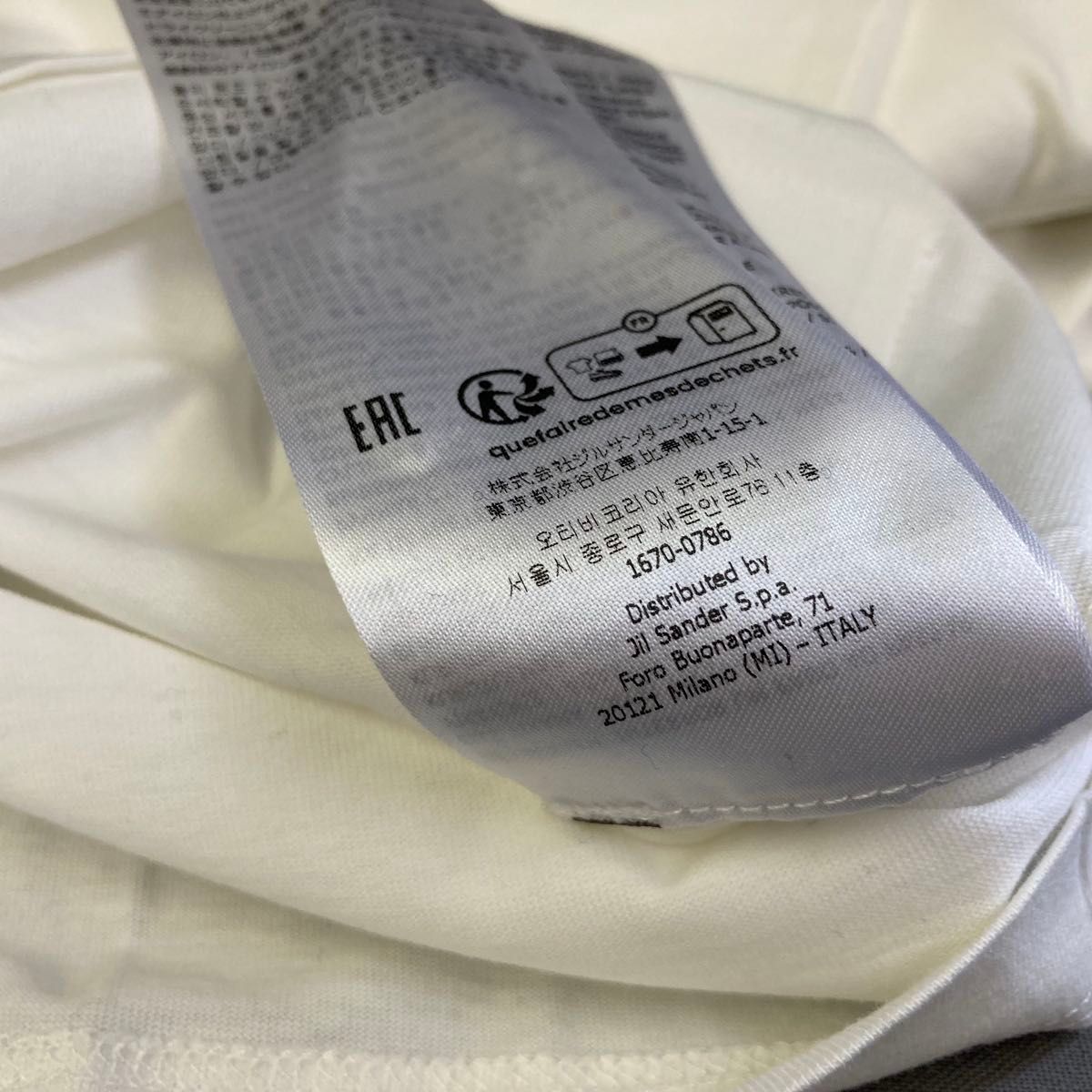新品 XL ジルサンダー オーガニック コットン パックTシャツ 新品 XL ジルサンダー オーガニック コットン パックTシャツ