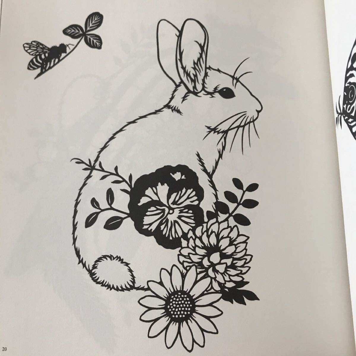 Paypayフリマ 切り絵作家gardenのpaper Cutting花と動物たちと可愛いもの切り絵