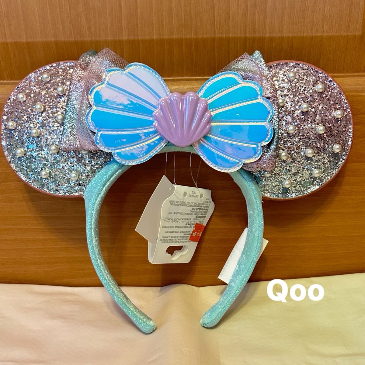 最新作★香港ディズニーアリエルスパンコールカチューシャ 香港ディズニーランド アリエル カチューシャ 新品タグ付き