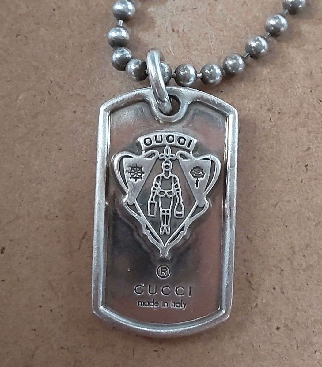 希少オールドGUCCI トムフォード期タグクレスト SV925 希少オールドGUCCI トムフォード期タグクレスト SV925