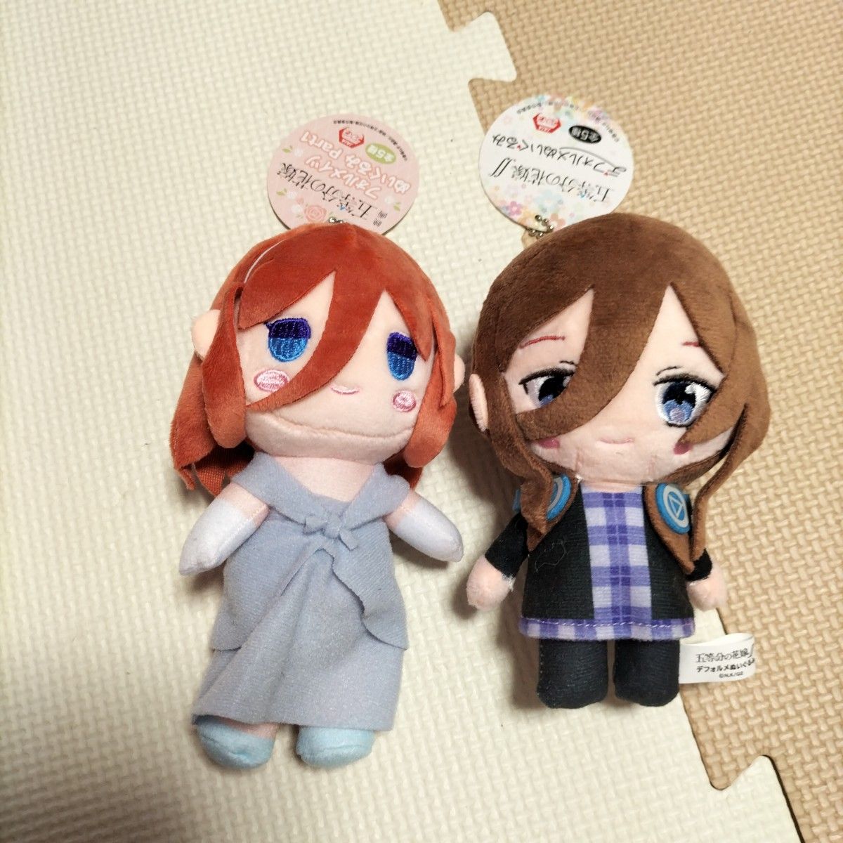 五等分の花嫁 ぬいぐるみ マスコット ミク 中野三玖 2個セット 五等分の花嫁 ぬいぐるみ マスコット ミク 中野三玖 2個セット