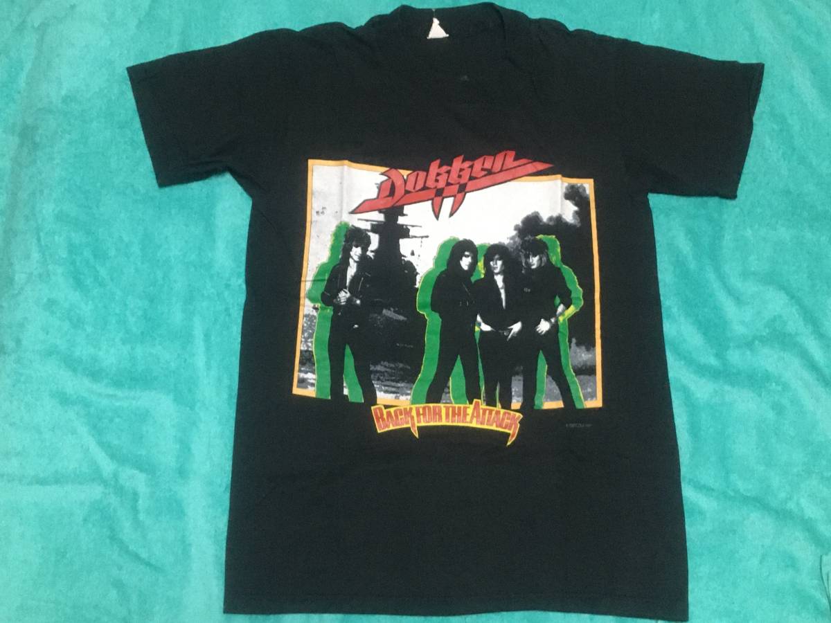 DOKKEN ドッケン 古着 Tシャツ S～M ロックT ツアーT バンドT ヴィンテージ Used Ratt Motley Crue Stryper ビンテージ _画像1