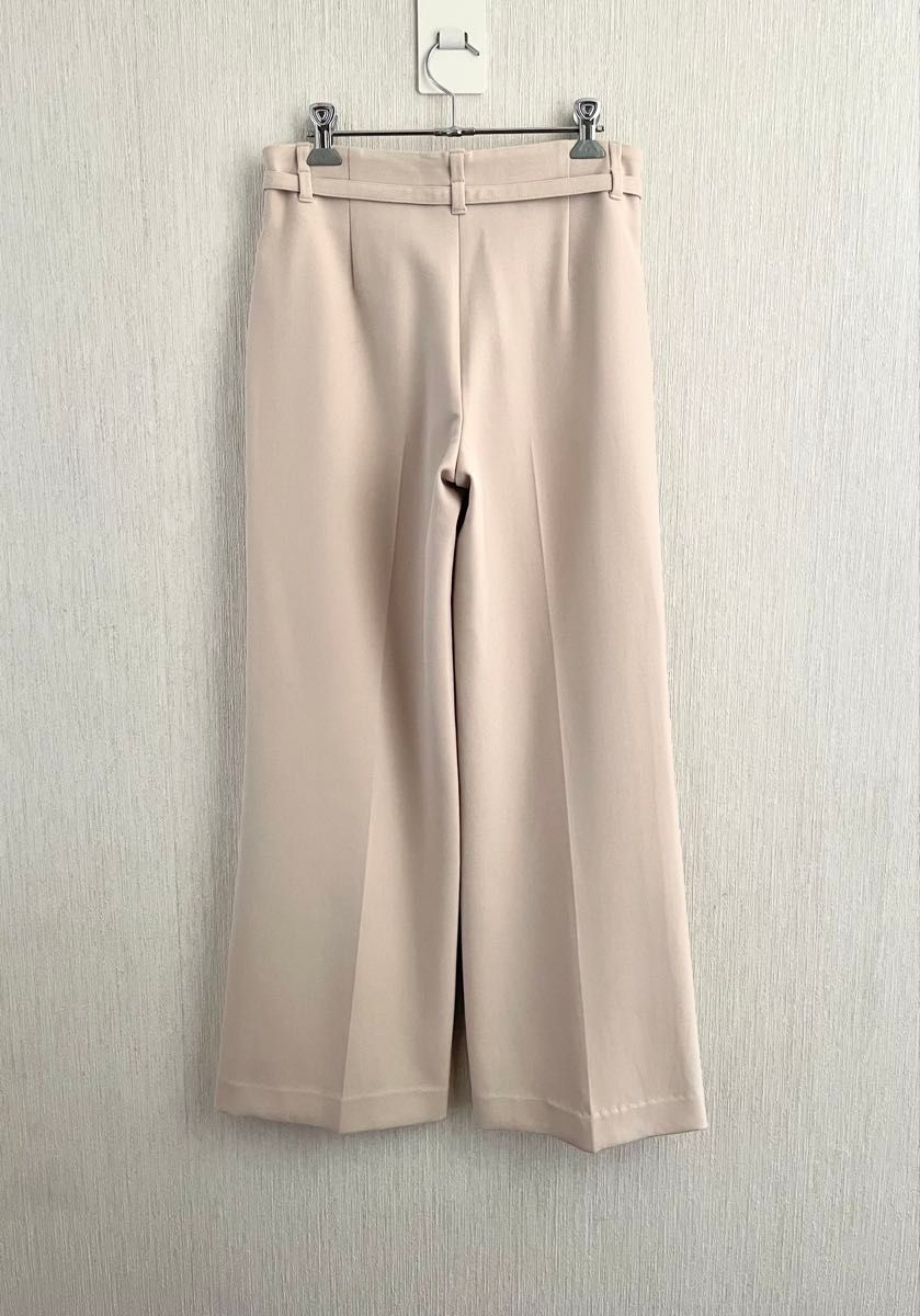 Theory セオリー パンツ(その他) ベージュ 0138224D0057 Theory セオリー BISTRETCH 洗える ストレッチ ベルト センター