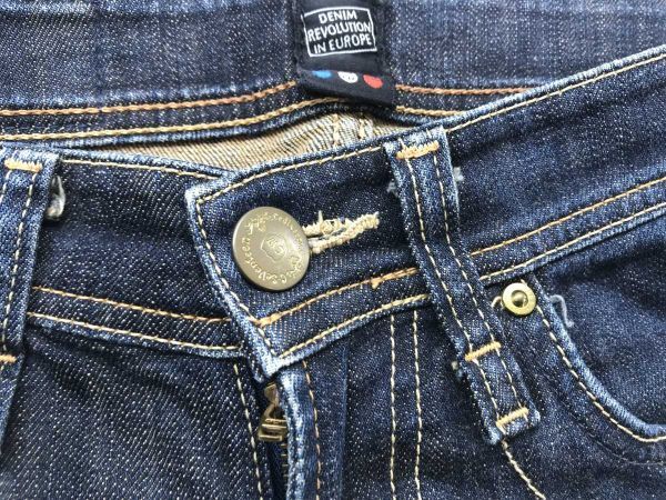 C-SEVENTEEN C17si- seven чай nY2K ботинки cut flair USEDwoshu Denim джинсы брюки низ женский 27×32 темно-синий 