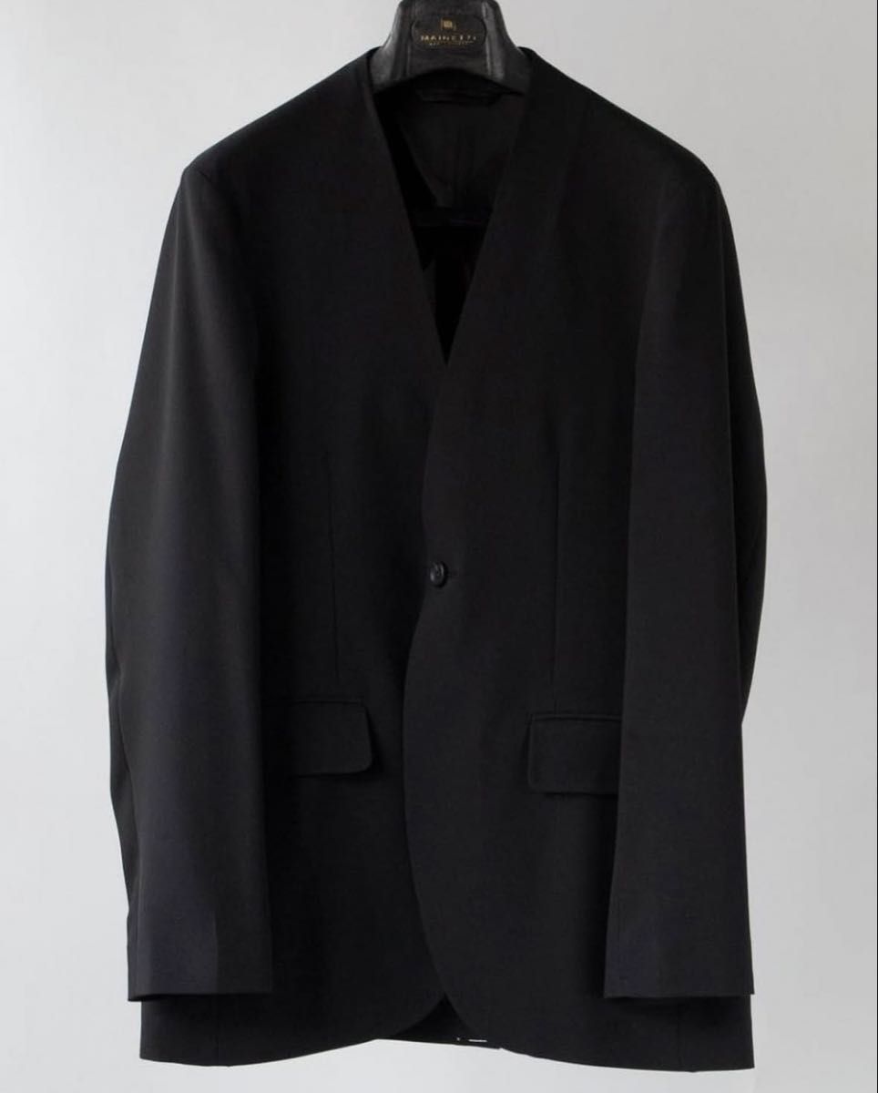 RAINMAKER 24ss NO COLLAR JACKET ノーカラージャケット 黒