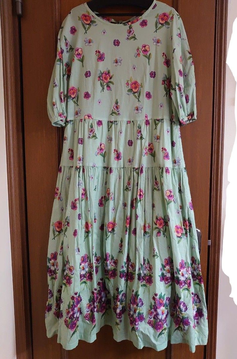 Jane Marple Dans Le Salon Viola gardenラウンドカラ―ドレス Jane Marple Dans Le Salon Viola gardenラウンドカラ―ドレス