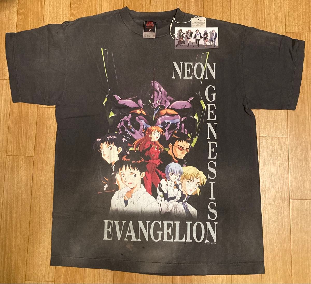 セントマイケル × エヴァンゲリオン ネオン グニシス Tシャツ M セントマイケル × エヴァンゲリオン ネオン グニシス Tシャツ M