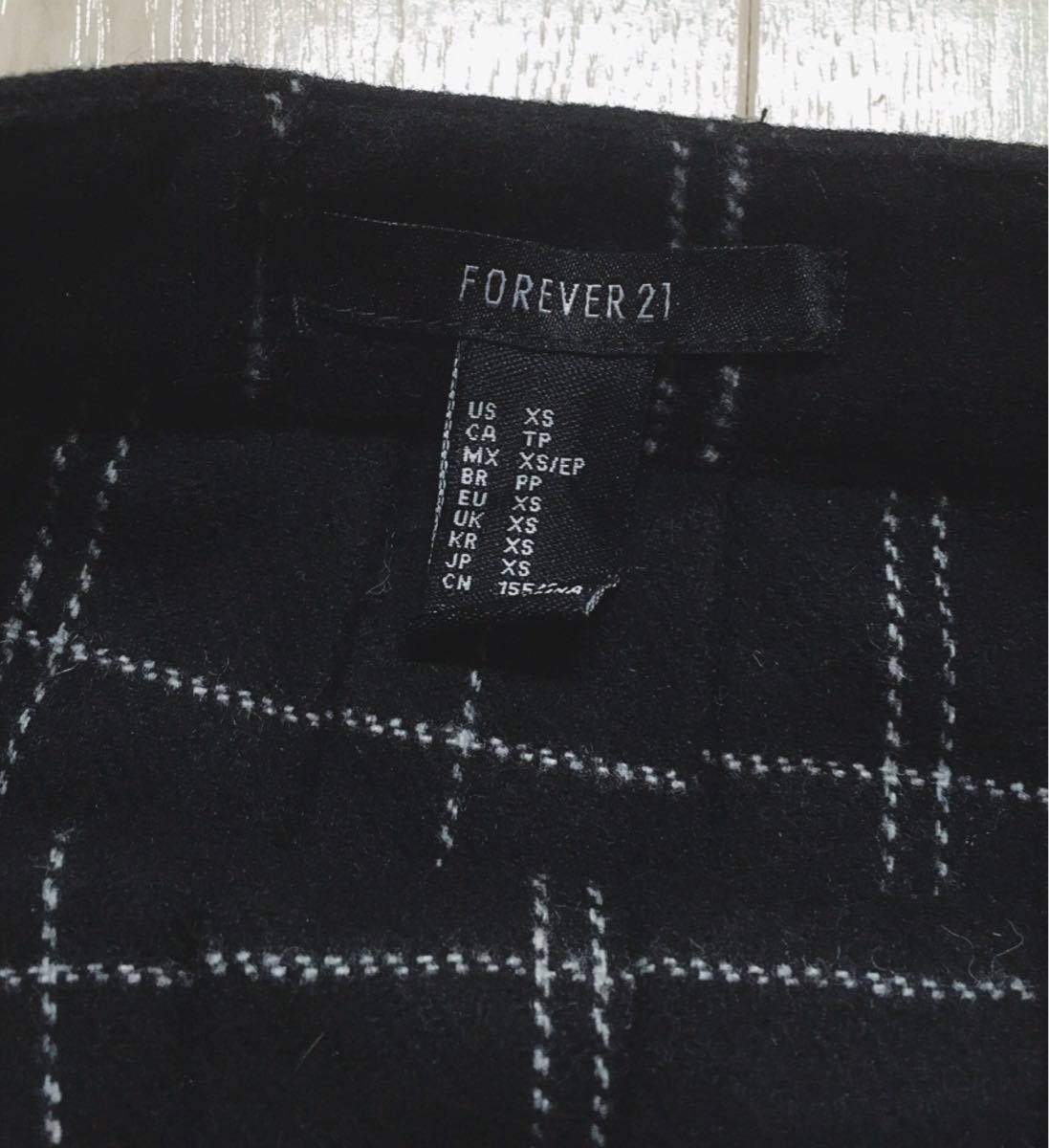 FOREVER21 チェックプリーツスカート ミニ XS 美品 コスプレにも◎