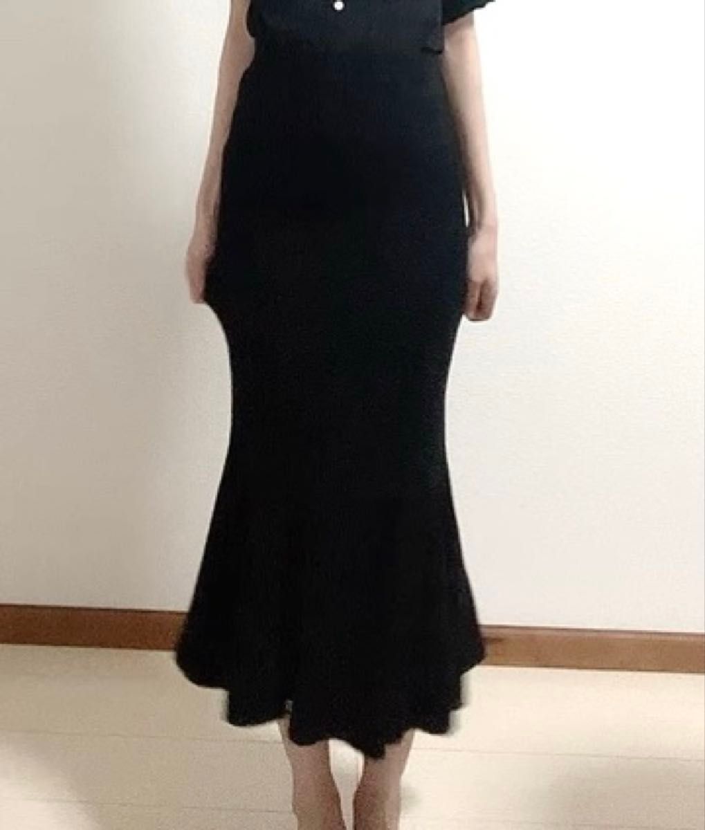 ニットマーメイドスカート