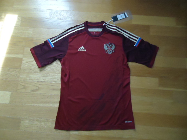 ☆ ロシア 代表 ２０１４年モデル 新品　アディダス　adidas モストボイ　カルピン　アルシャビン ジルコフ　パブリチェンコ　ザゴエフ　Ｌ