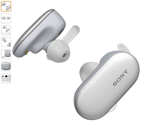 ソニー SONY FULL WIRELESS EARPHOONES AUDIO BUDS WF-SP900 Bluetooth-TW ANTI-WATER/SEA/DUST 4GB INNER MEMORYS 2018 MODEL WHITE WF-SP900 WM