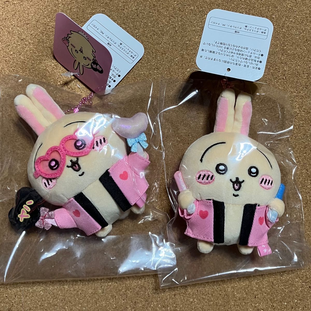 ちいかわ オタ活 うさぎマスコット うちわ ペンライト 2点セット