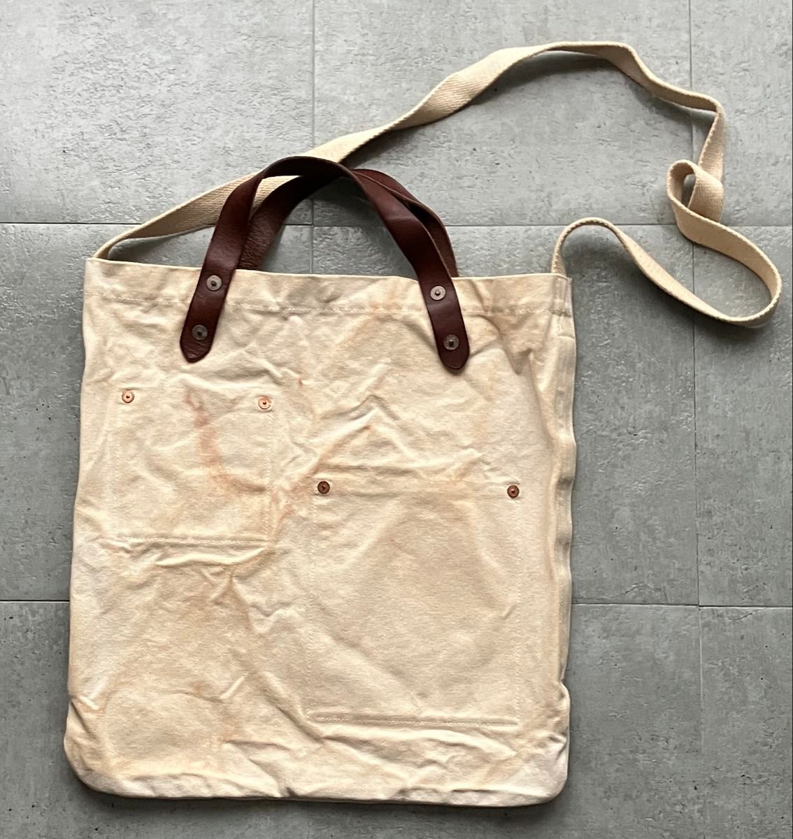 RRL ダブルアールエル ラルフローレン レザーハンドル 2WAY RRL ダブルアールエル ラルフローレン レザーハンドル 2WAY
