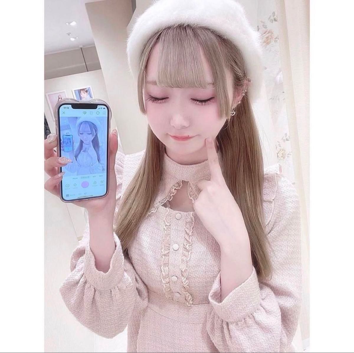 エブリン evelyn チョーカーツイードop ピンク|Yahoo!フリマ エブリン evelyn チョーカーツイードop ピンク|Yahoo!フリマ