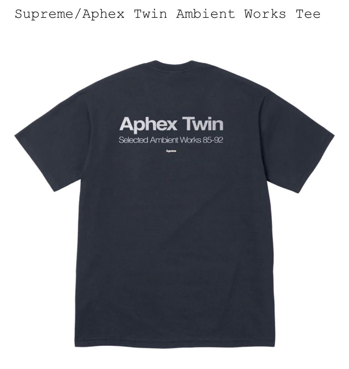 Supreme/Aphex Twin Ambient Works Tee シュプリーム Supreme/Aphex Twin Ambient Works Tee シュプリーム