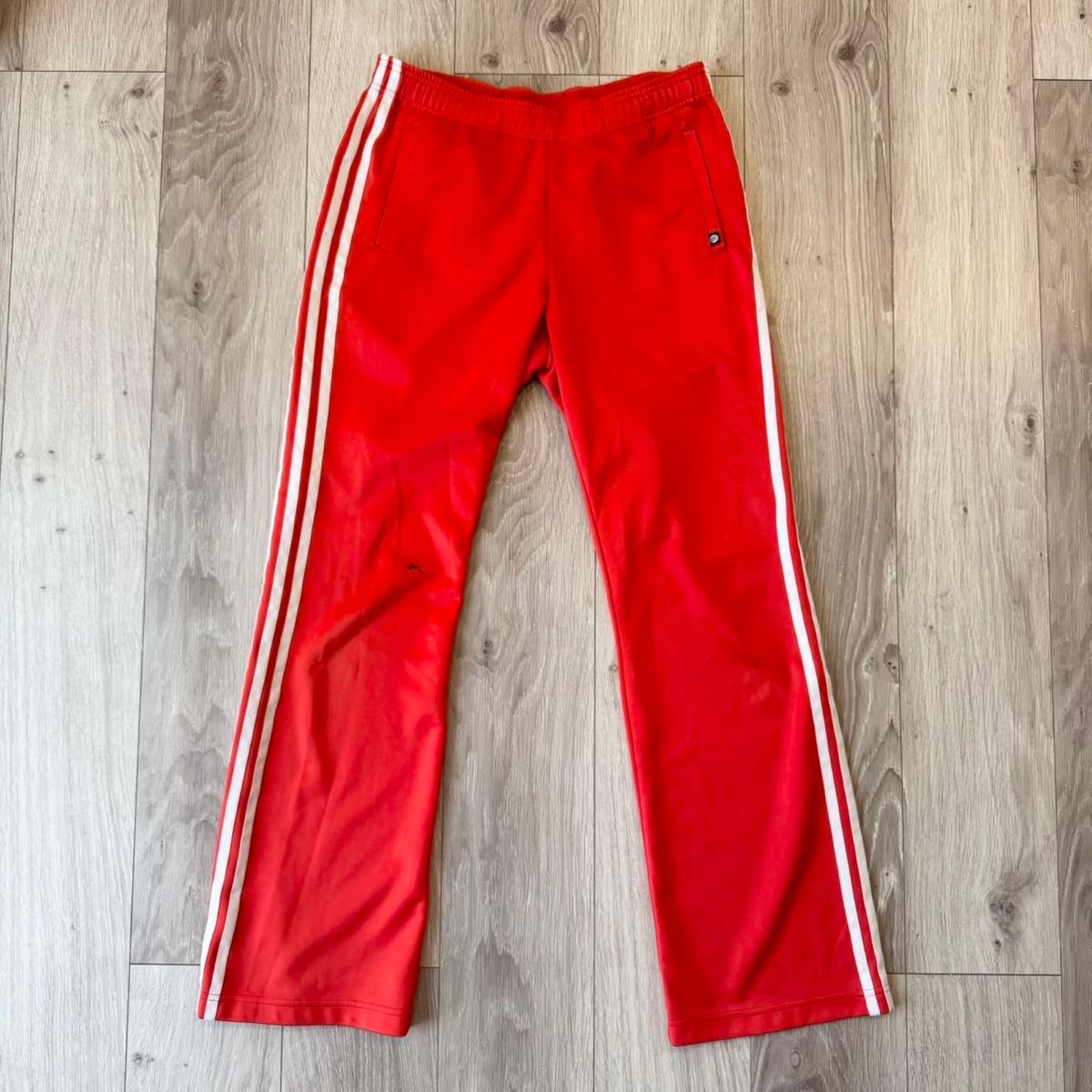 レディース adidas アディダス ジャージ レッド 3ライン L レディース adidas アディダス ジャージ レッド 3ライン L