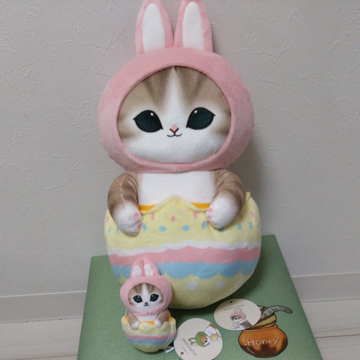 mofusand イースターにゃんBIGぬいぐるみ & イースターにゃん mofusand イースターにゃんBIGぬいぐるみ & イースターにゃん