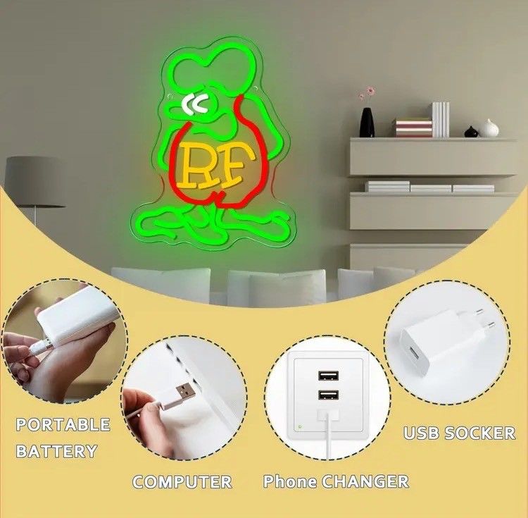 ラットフィンク ネオンサイン ライト LED インテリア アメリカン ラットフィンク ネオンサイン ライト LED インテリア アメリカン