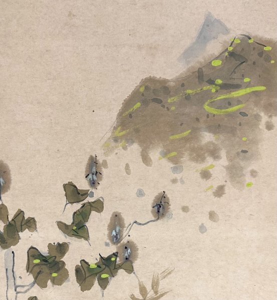 t3103z【真作】田中案山子「風景画」掛軸 紙本 肉筆 山水図 昭和 t3103z【真作】田中案山子「風景画」掛軸 紙本 肉筆 山水図 昭和