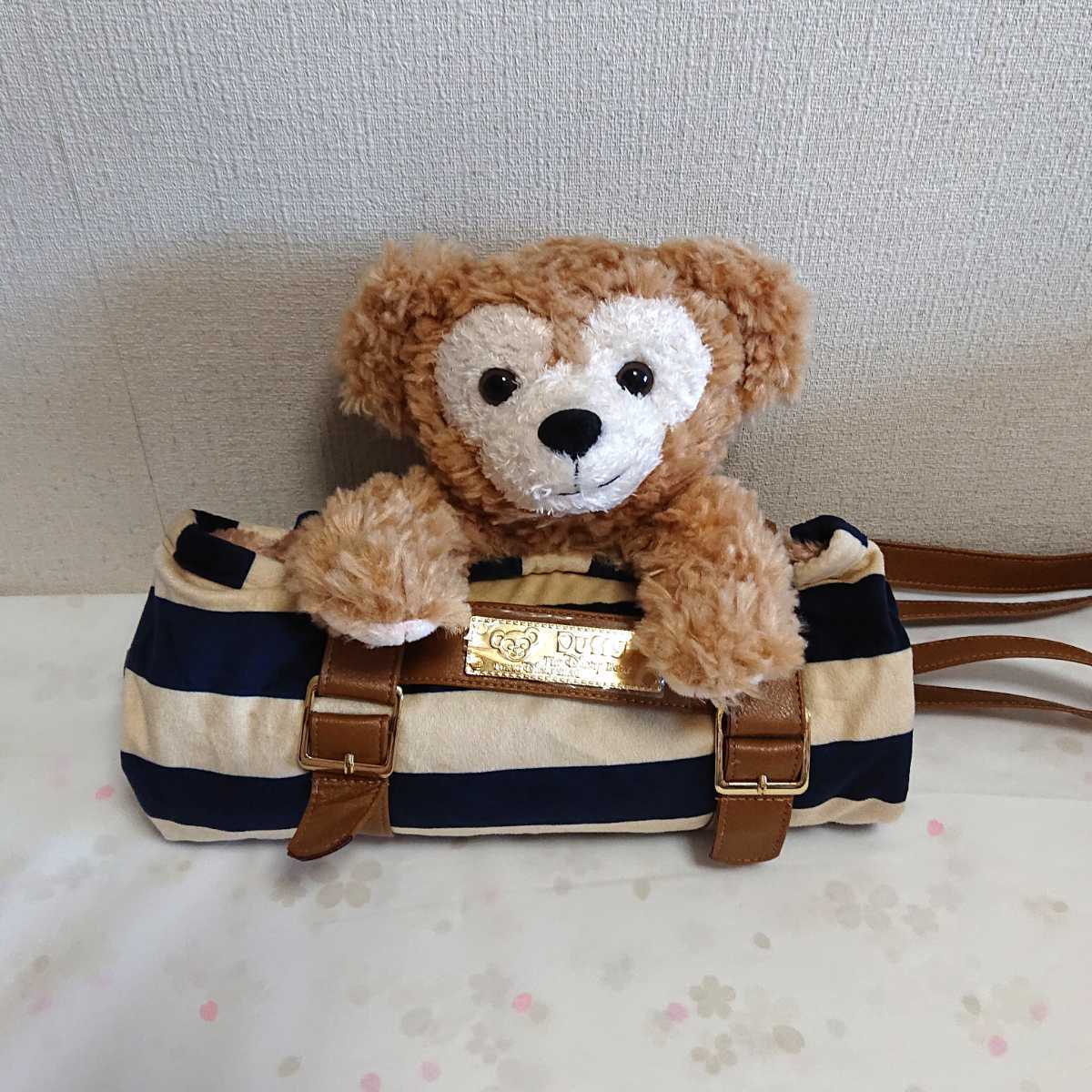 【新品】 TDS ダッフィー ぬいぐるみ ブランケット ショルダー 【ディズニー】