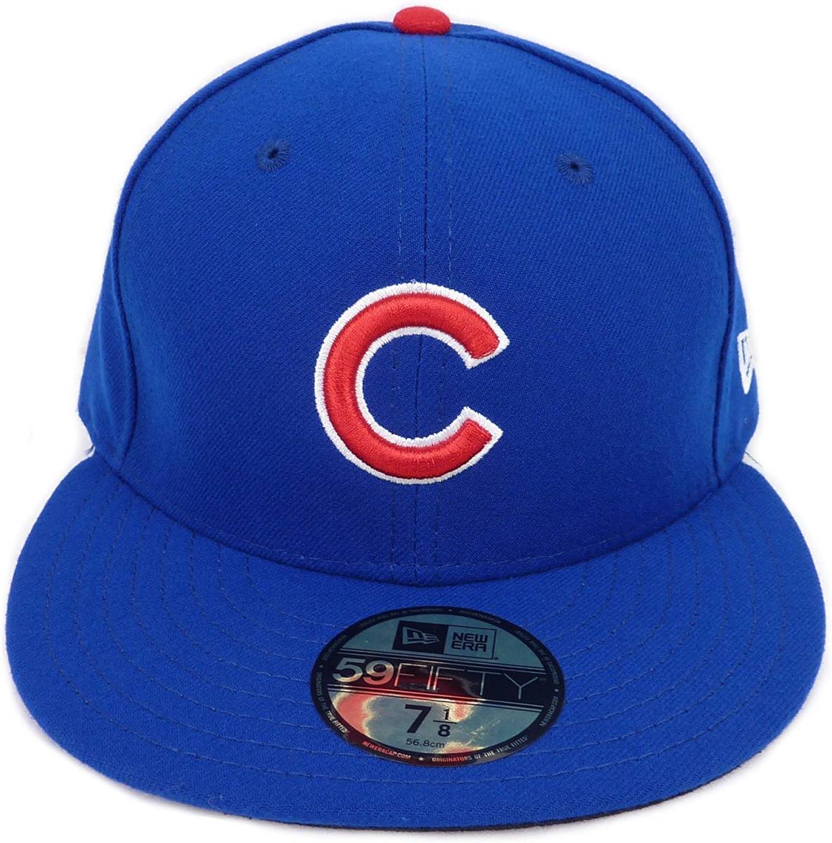 New Era ニューエラ 59FIFTY MLB Chicago Cubs シカゴ カブス ベースボールキャップ (7 3/8 58.7cm)【並行輸入品】