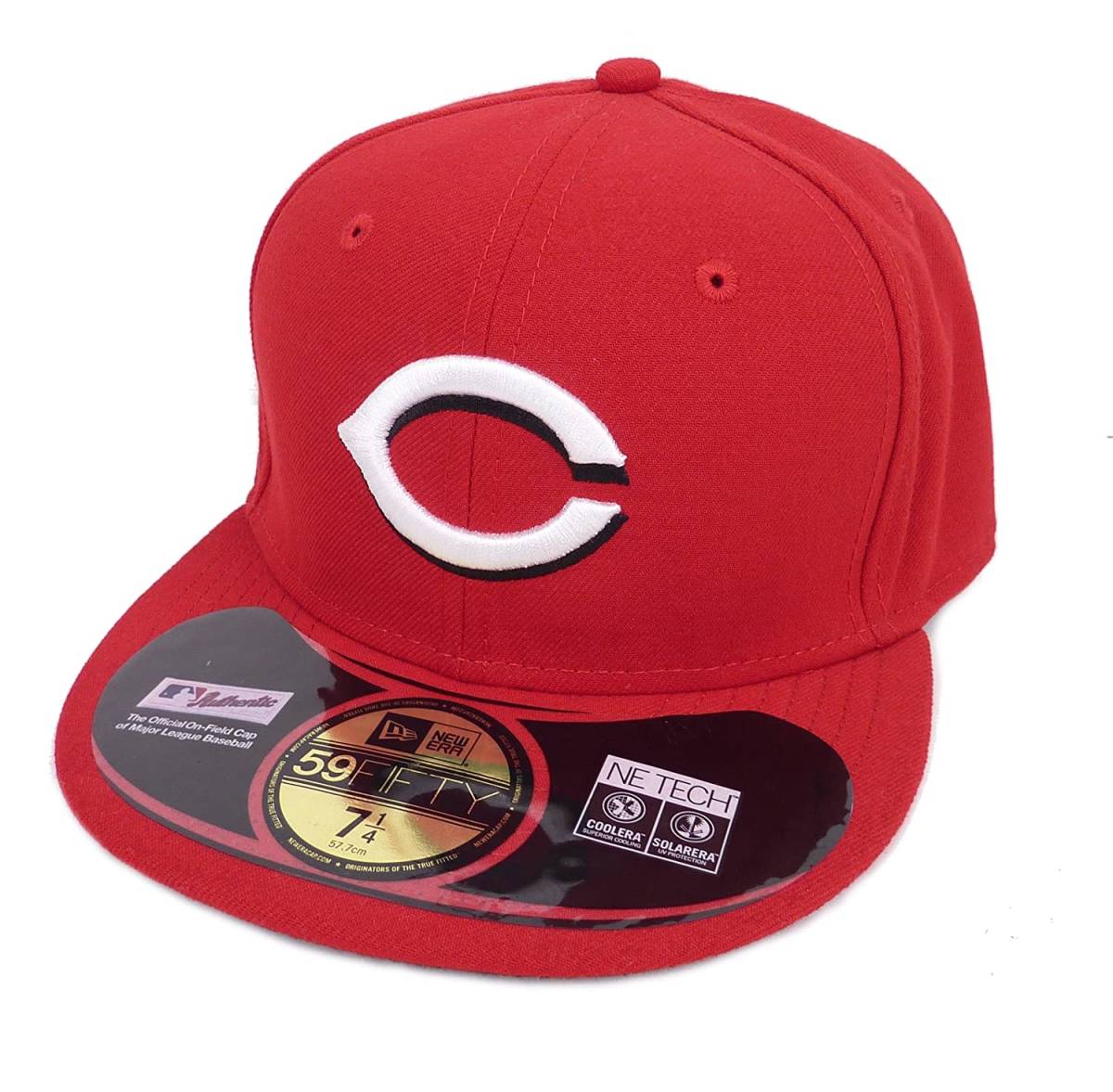 New Era ニューエラ MLB Cincinnati Reds シンシナティ レッズ ベースボールキャップ（レッド）( 7 1/4 57.7cm)【並行輸入品】_画像1