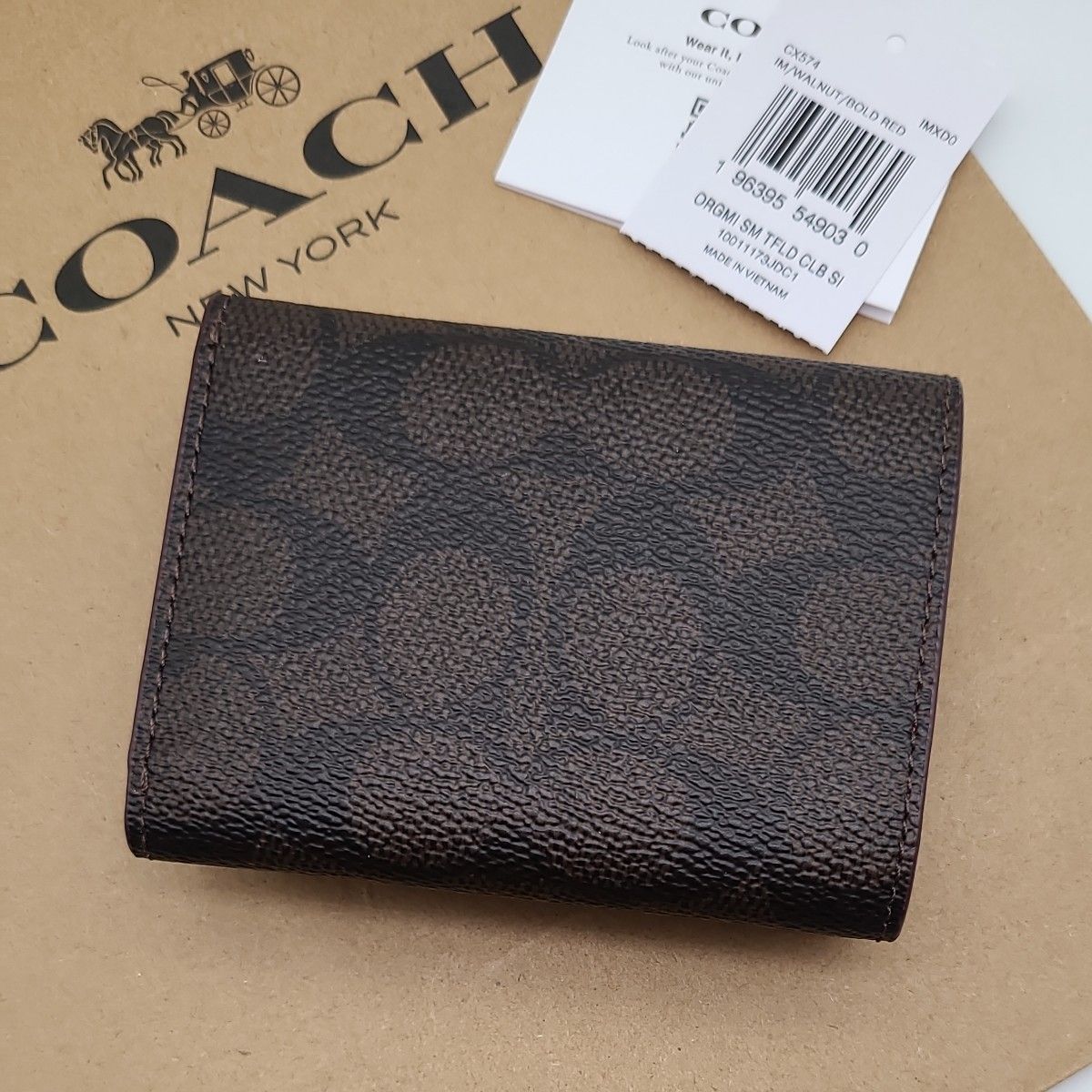 新作 COACH 折り財布 オリガミ スモール トライフォールド 新作 COACH 折り財布 オリガミ スモール トライフォールド