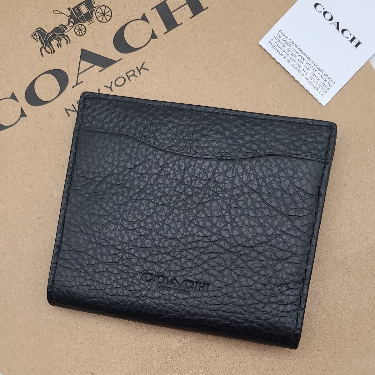 新品 COACH カードウォレット 折り財布