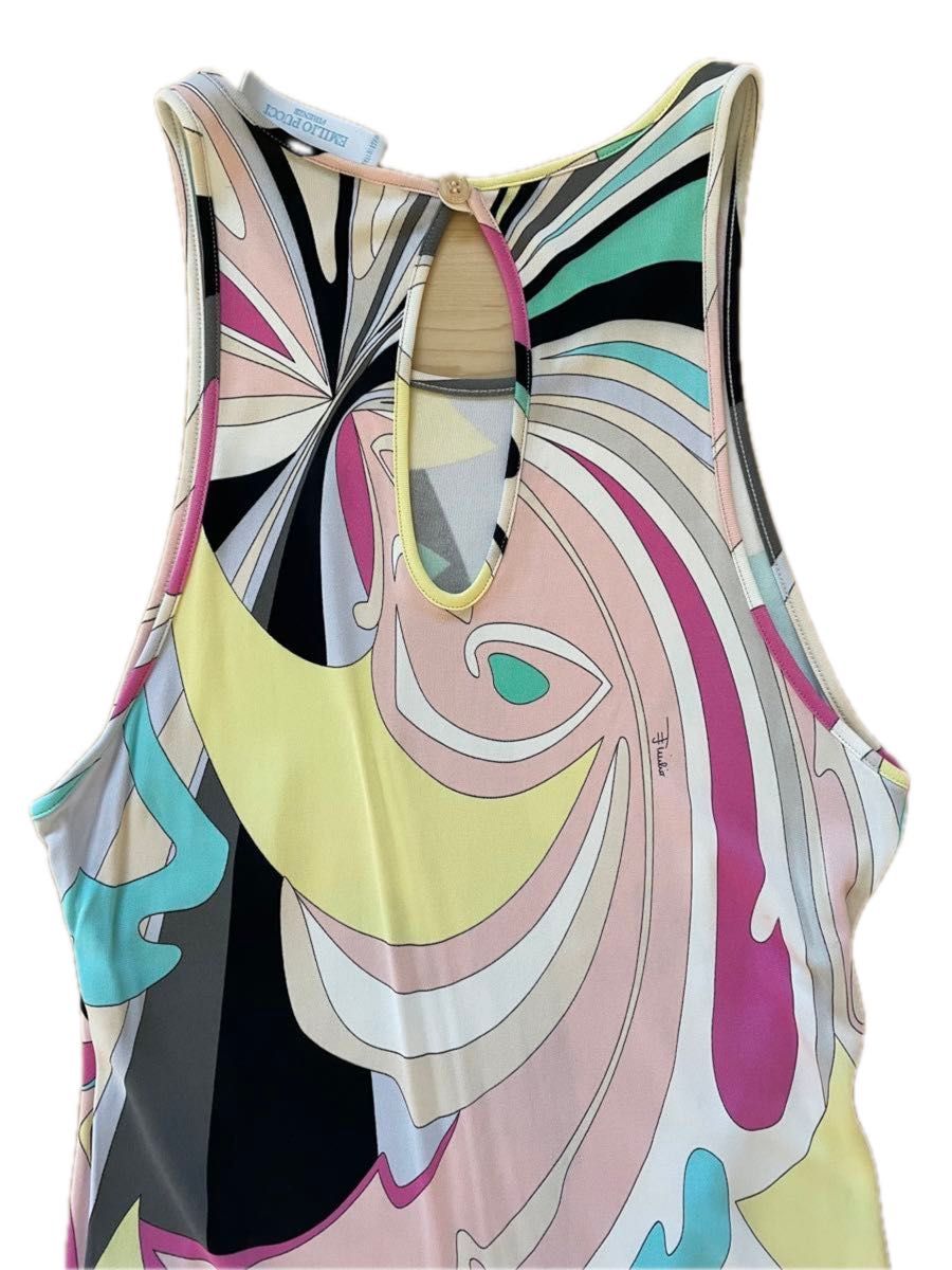 EMILIO PUCCI エミリオプッチ ワンピース ノースリーブ 34 EMILIO PUCCI エミリオプッチ ワンピース ノースリーブ 34