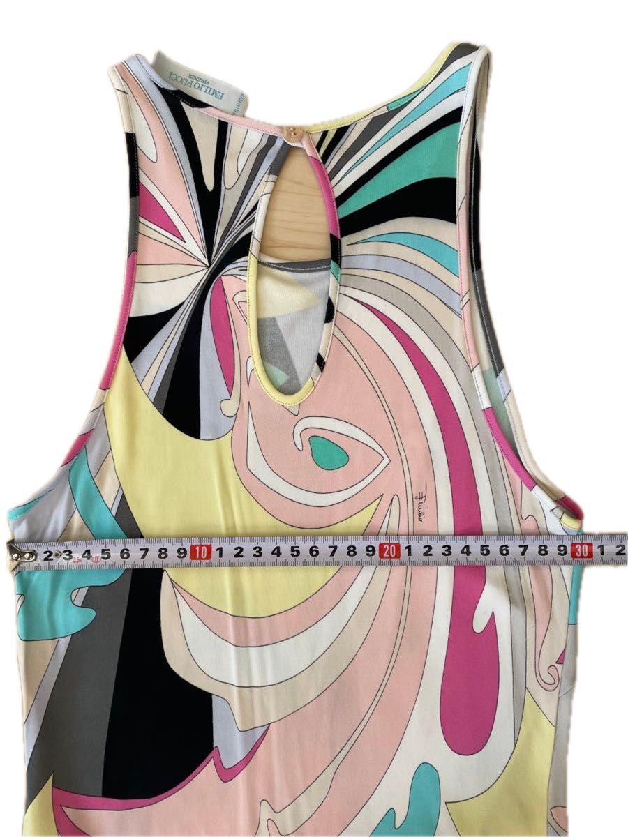 EMILIO PUCCI エミリオプッチ ワンピース ノースリーブ 34 EMILIO PUCCI エミリオプッチ ワンピース ノースリーブ 34