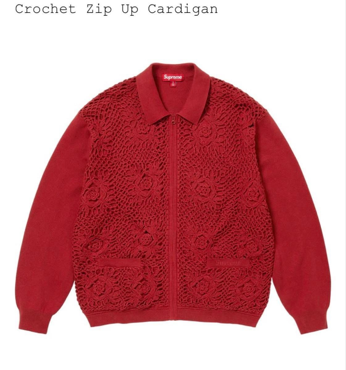 supreme Crochet Zip Up Cardigan L シュプリーム クロシェ supreme Crochet Zip Up Cardigan L シュプリーム クロシェ