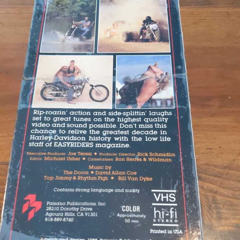 VHS*Easyriders Video Magazine *Collectors Edition No1*Harley* lock Biker * Harley Davidson 