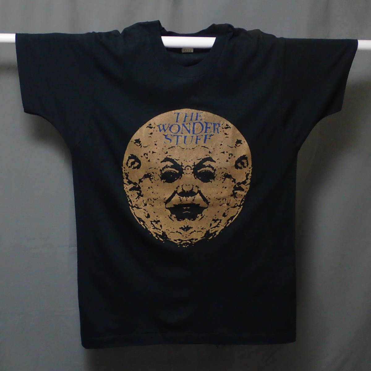 ■ 80s THE WONDER STUFF Vintage T-shirt ■ ワンダースタッフ HUP ヴィンテージ Tシャツ 黒 コットン 当時物 本物 バンドT ロックT 3