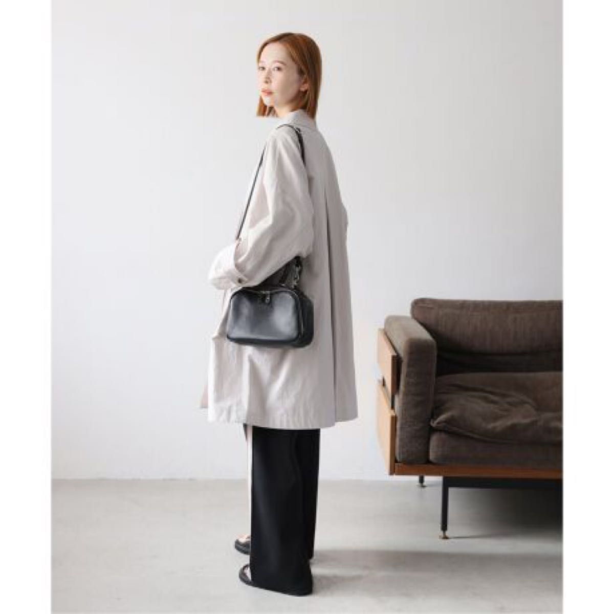 24SS JOURNAL STANDARD ハイカウントワイドステンカラーコート 24SS JOURNAL STANDARD ハイカウントワイドステンカラーコート