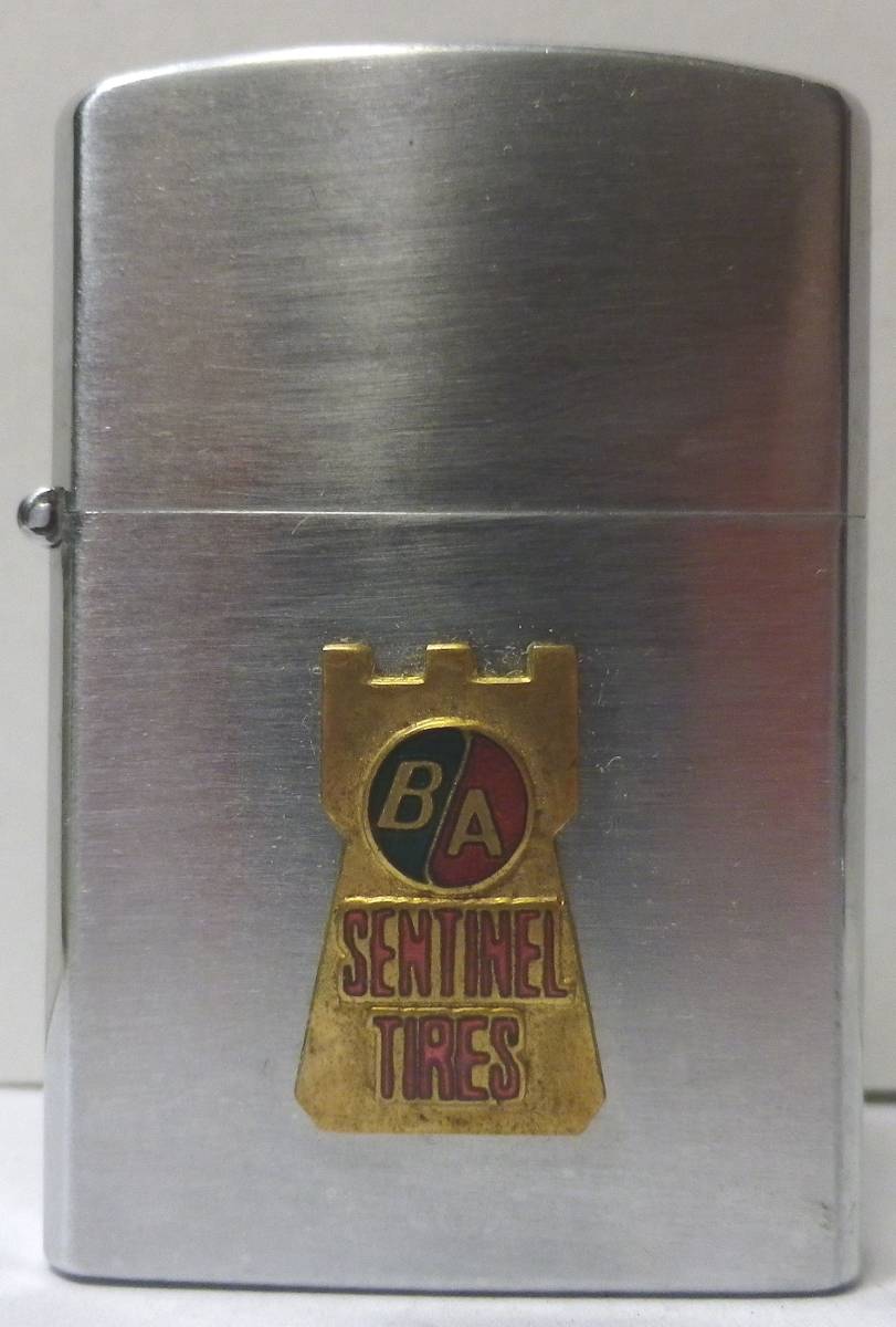 店舗良い 40'アンティークライター SENTINEL TIRES 未使用 BOX 希少 オイルライター