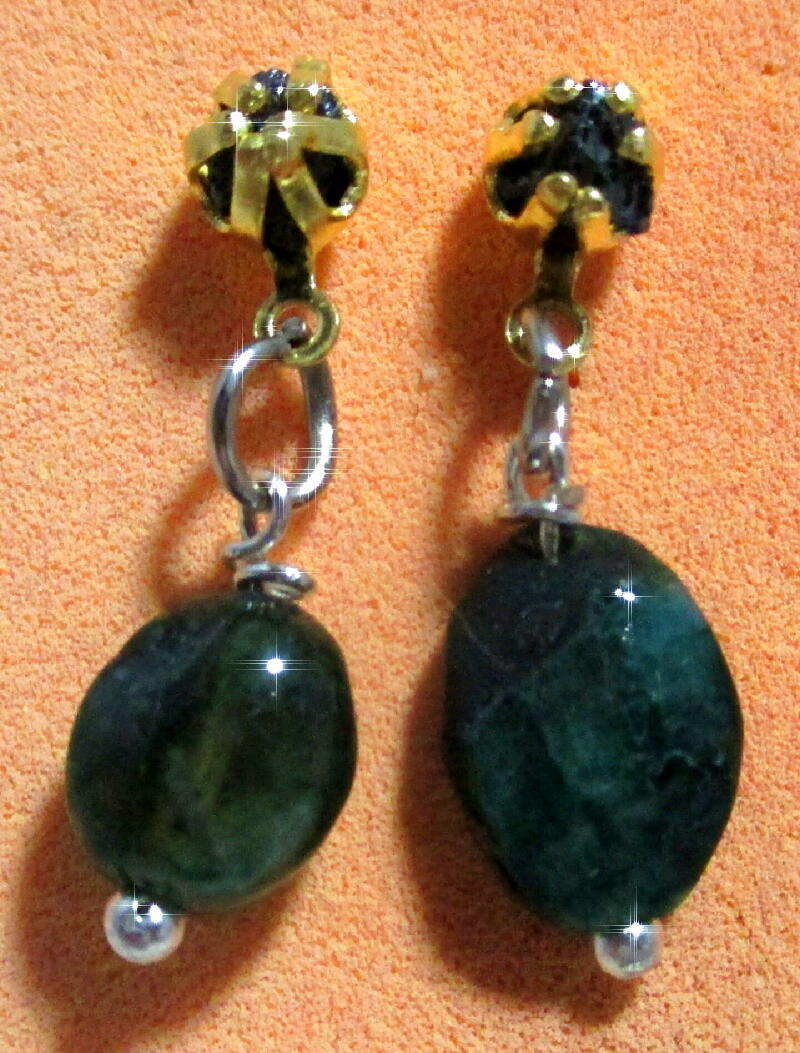 その他 StNaturalBlackDaiamond&GreenEmeraldPiasu*